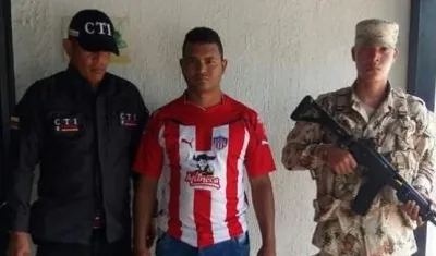 Ferney Armando Vargas García, capturado.