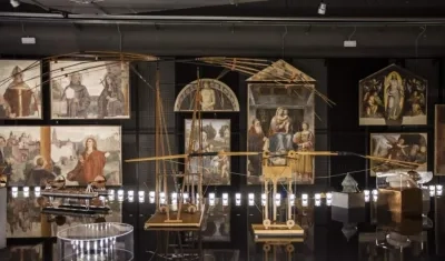 Los ingenios de Da Vinci desfilan sobre la pasarela de Milán