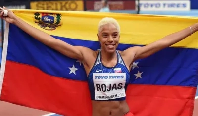 Yulimar Rojas, atleta venezolana.