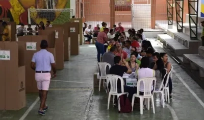 Puesto de Votación de la Normal Distrital de Barranquilla