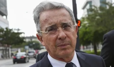 El Senador Álvaro Uribe.