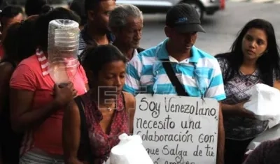 Los venezolanos también viven su drama en Cali.