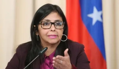 Delcy Rodríguez, vicepresidenta venezolana.