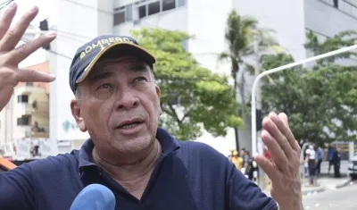 Capitán Jaime Pérez, Comandante de Bomberos de Barranquilla.