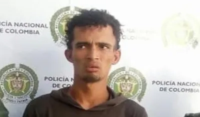 Miguel Junior Sandoval, hombre capturado.