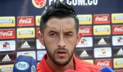 El arquero de la selección nacional de fútbol de Colombia, Camilo Vargas
