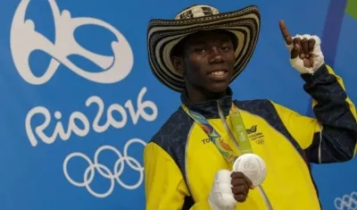 Yuberjen Martínez, medallista olímpico de Río de Janeiro 2016, será el abanderado de Colombia.