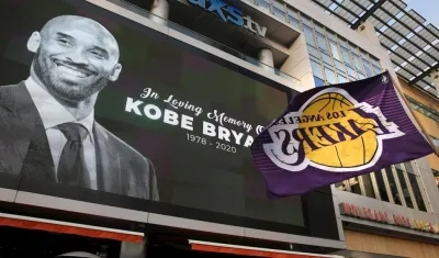 Los Ángeles rinde un homenaje a Kobe Bryant.