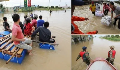 Las inundaciones han afectado a más de 78.000 familias. 