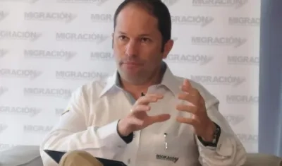 Juan Francisco Espinosa, director de Migración Colombia.