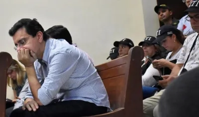 Ramsés Vargas, en una de las audiencias del proceso.