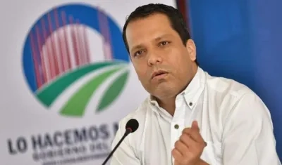 El Gobernador del Cesar Luis Monsalvo Gnecco