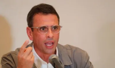 El opositor venezolano Henrique Capriles.