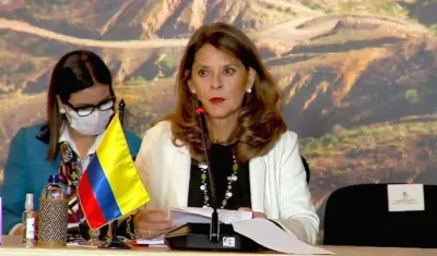 Marta Lucía Ramírez, Vicepresidenta y Canciller colombiana.