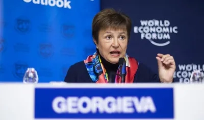 En la imagen, la directora gerente del Monetario Internacional (FMI), la búlgara Kristalina Georgieva. 