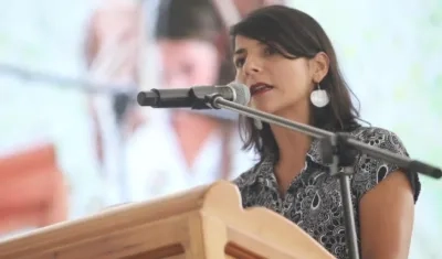 Irene Vélez, Ministra de Minas.