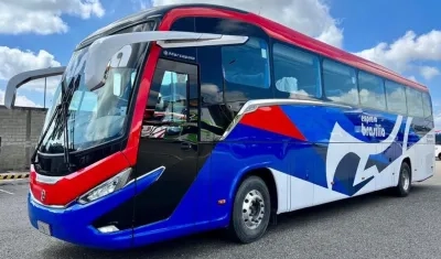 El nuevo bus de Expreso Brasilia.