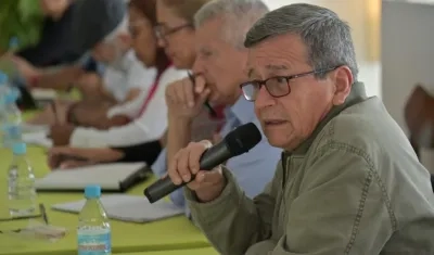 ¨Pablo Beltrán", negociador del ELN.