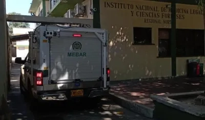 Fachada de Medicina Legal en Barranquilla.