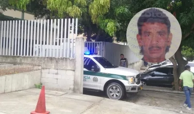 El cuerpo de Víctor Manuel Ibáñez Montes fue llevado a Medicina Legal.