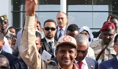 El líder de la organización paramilitar sudanesa Fuerzas de Apoyo Rápido (FAR), Mohamed Hamdan Dagalo