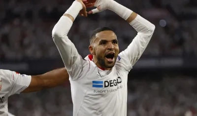 El marroquí Youssef En-Nesyri marcó un doblete para el Sevilla.