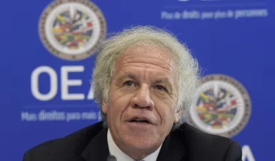 Luis Almagro, secretario general de la Organización de los Estados Americanos.