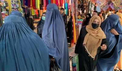 Mujeres en Kabul. 