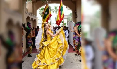 Melissa Cure Villa., Reina del Carnaval de Barranquilla 2024.