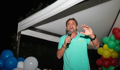 Alfredo Varela, candidato a la Gobernación del Atlántico en Galapa.