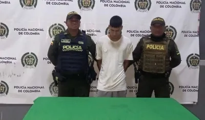 Kevin Alberto Chavarriaga De Las Salas,  capturado.