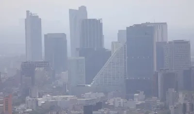 Imagen de la contaminación en Ciudad de México.