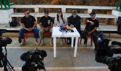 Voceros de la disidencia de las FARC