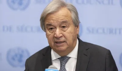 António Guterres, secretario general de Naciones Unidas.