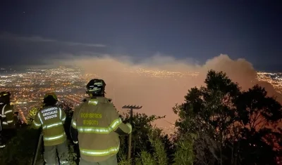 Emergencia en los cerros de Bogotá