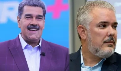 Nicolás Maduro e Iván Duque.