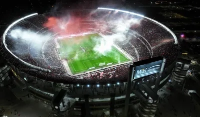 Estadio Más Monumental, de propiedad de River Plate. 