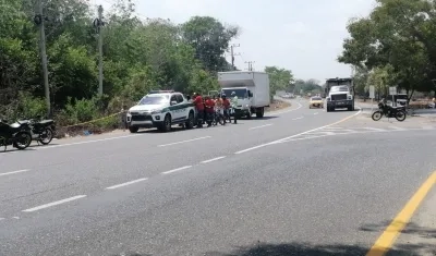 El cadáver de la mujer fue encontrado en Sabanagrande con límites a Malambo.
