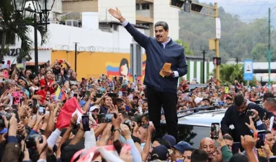 El actual presidente Nicolás Maduro podría aspirar a un tercer mandato. 