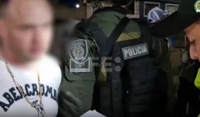 Uno de los tres capturados en Bogotá en la operación 'Vulcano'