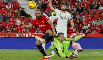 Última acción del partido, en la cual Muriqi pudo darle el empate al Mallorca. 